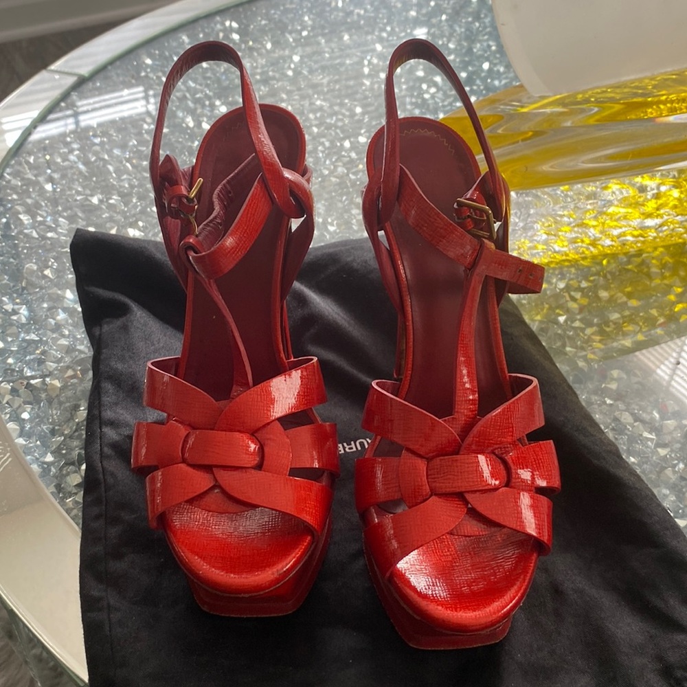 Authentic YSL shoes heel 5 inches